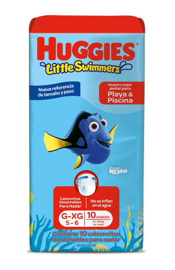 Pañal de Agua HUGGIES LITTLE SWIMMERS G x10